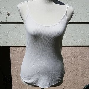 J.Crew Ribbed Cami sz S white